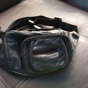 Leather fanny pack/sling bag